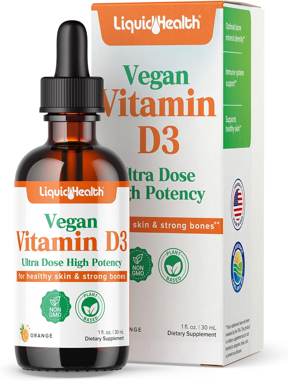 Goteros Liposomales de Vitamina D3, Sabor Limón Dulce