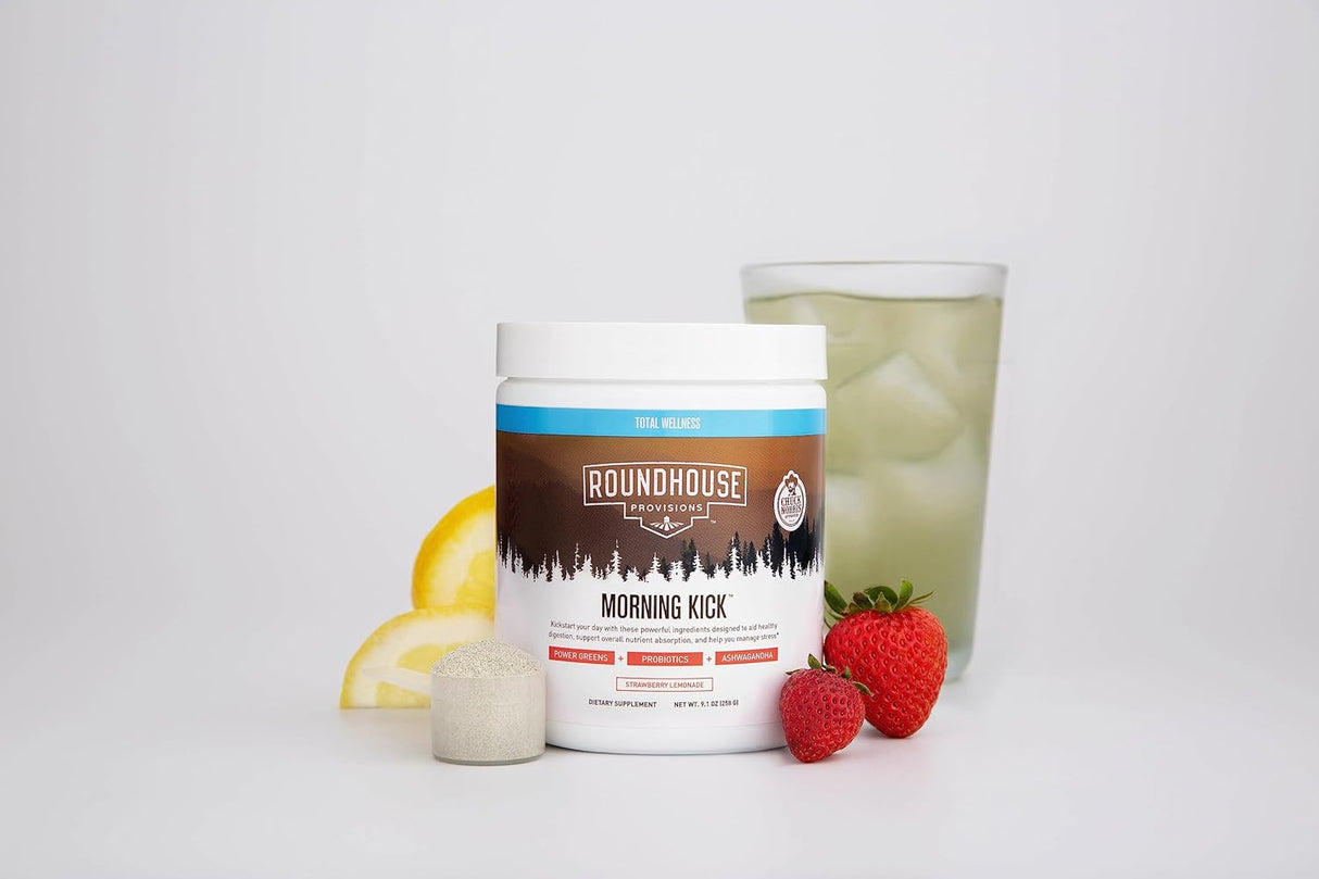 Suplemento Morning Kick en polvo para digestión saludable