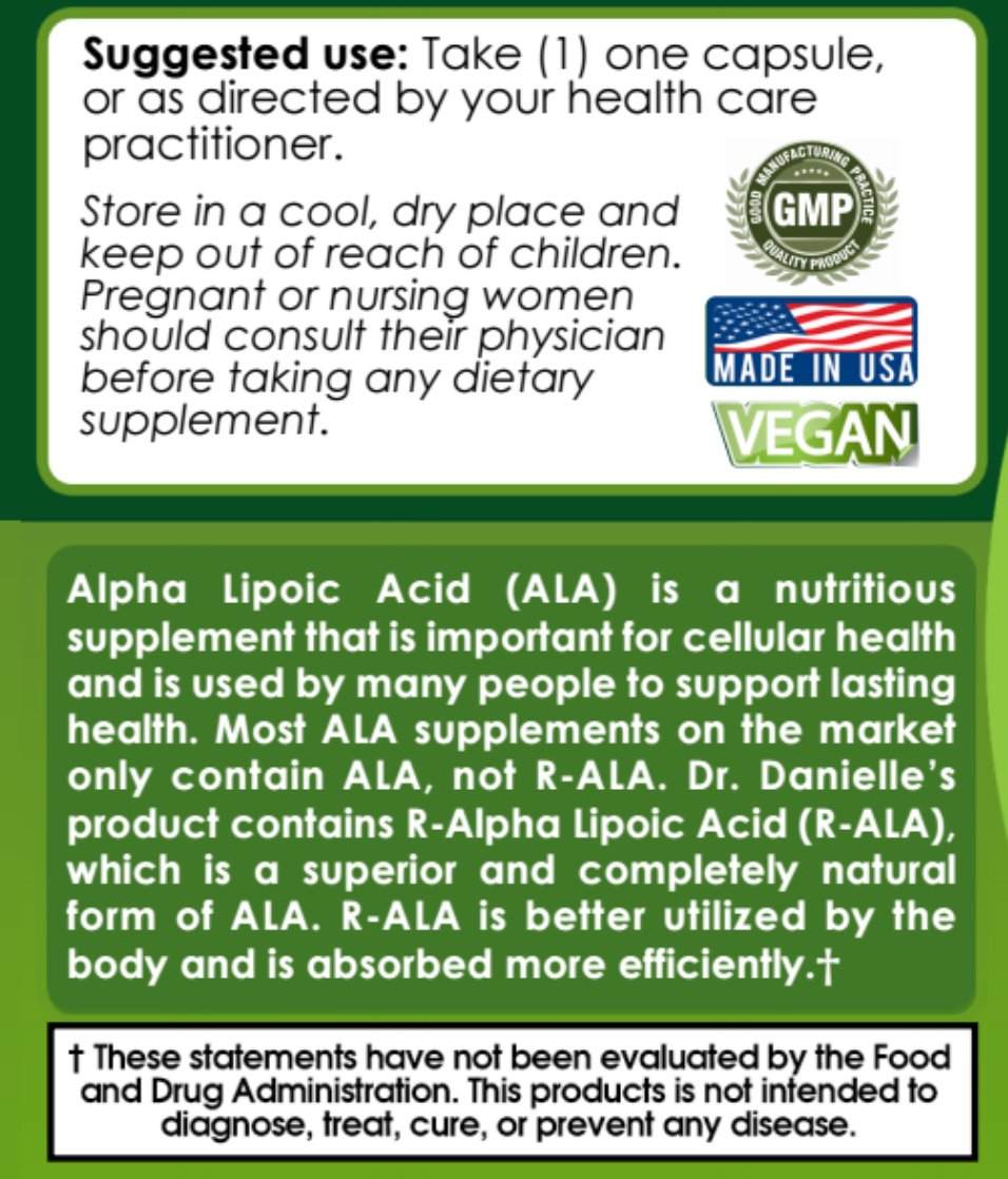 Suplemento capsulas de acido lipoico