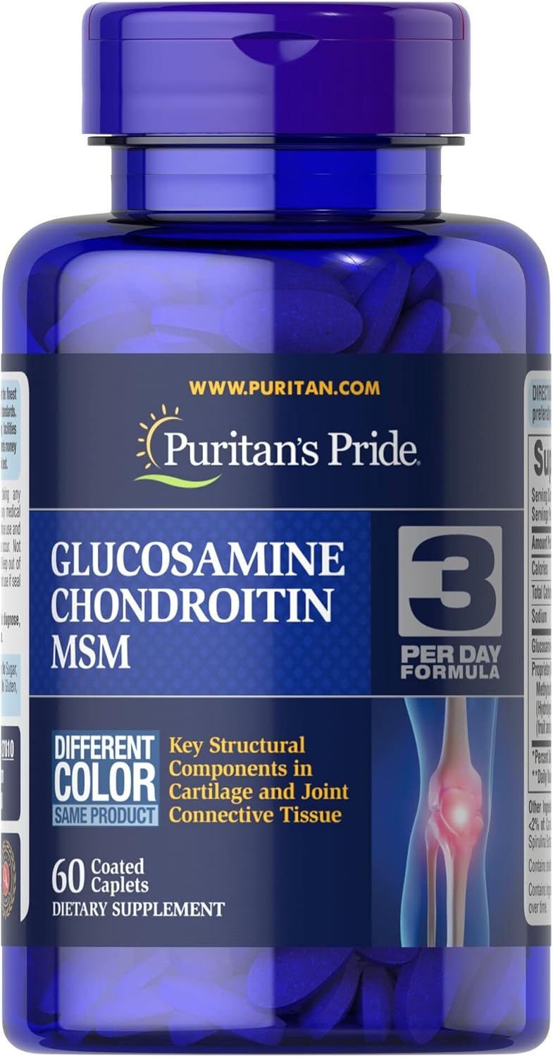 Comprimidos de Glucosamina, Condroitina y MSM Doble Fuerza