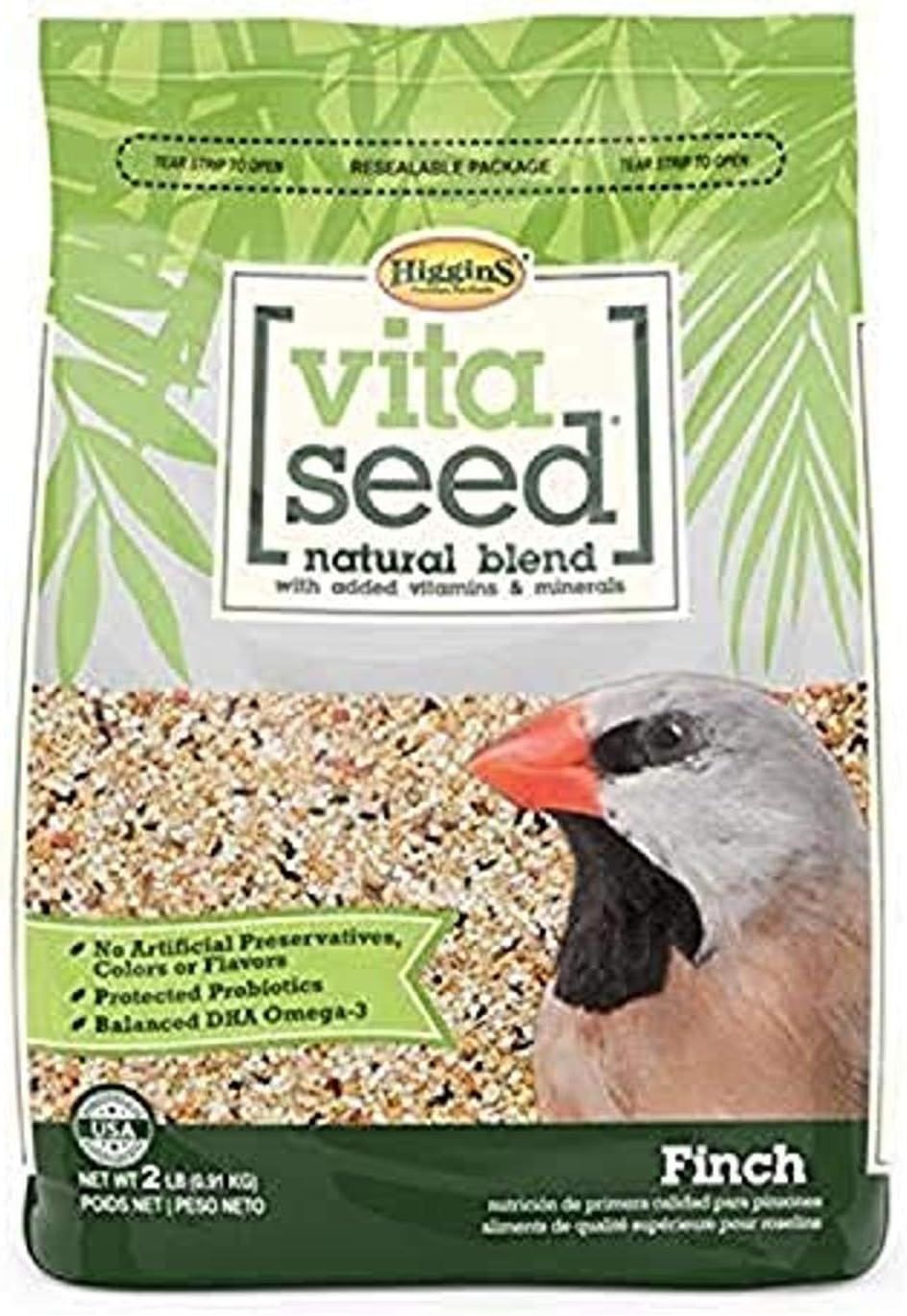 Higgins 466159 Vita Seed Finch 2lb (1 paquete), talla única