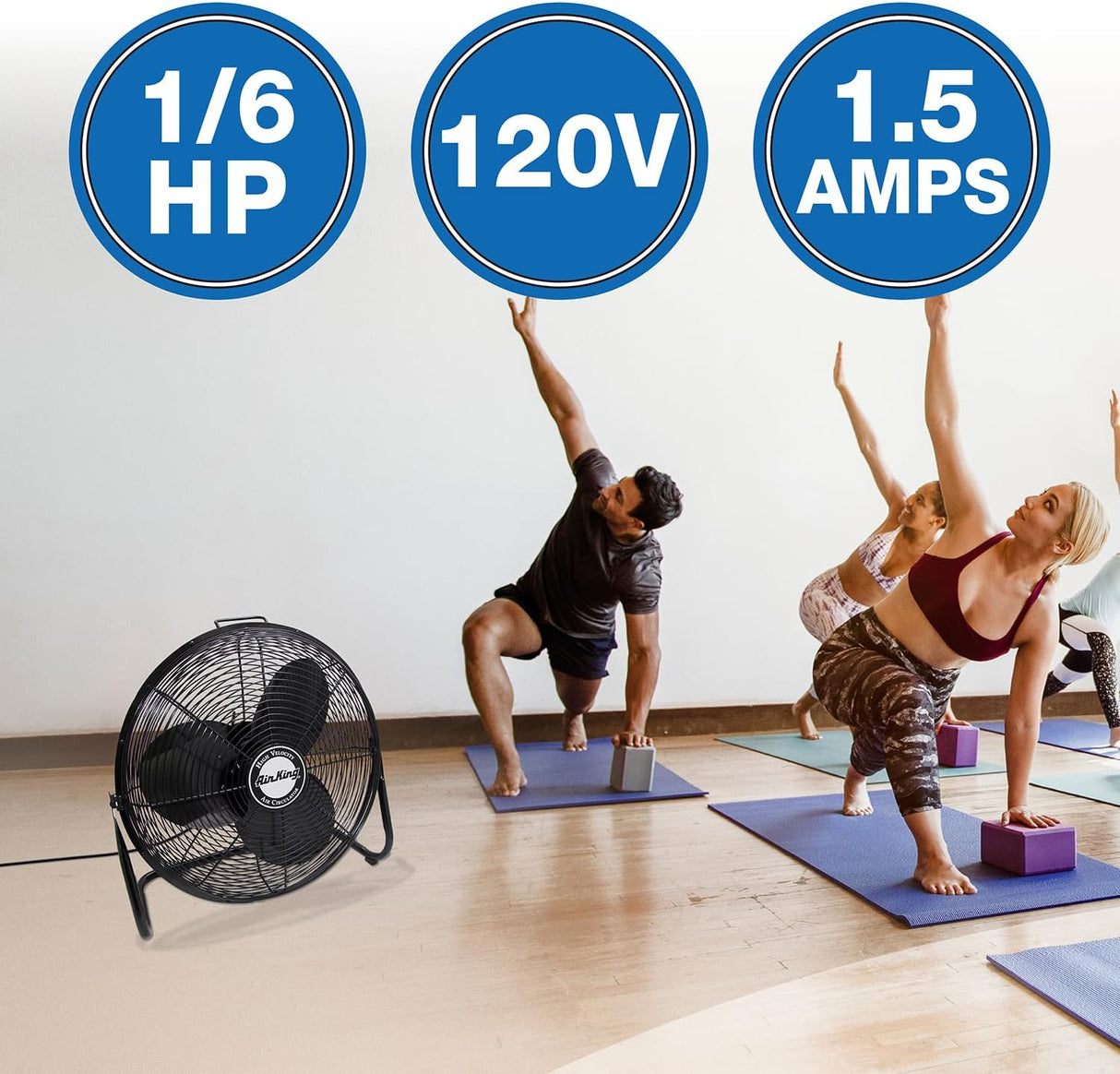 Ventilador de Piso Pivotante 18 Air King 9218