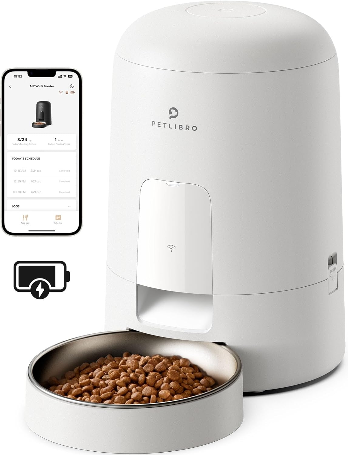 Alimentador automático para gatos 2L WiFi PLAF108 PETLIBRO