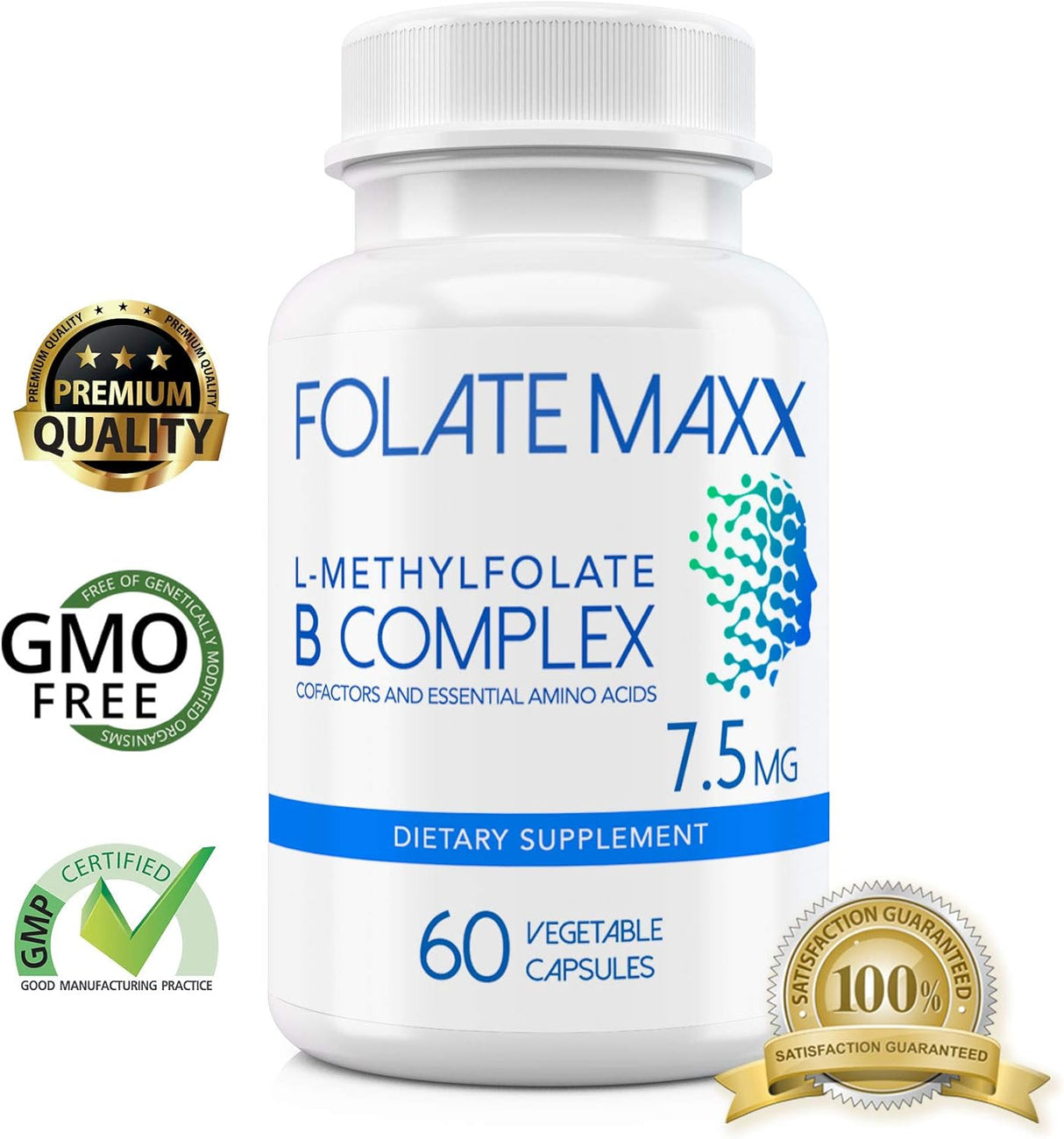 Suplemento L-metilfolato + B12 metilcobalamina y mezcla B6