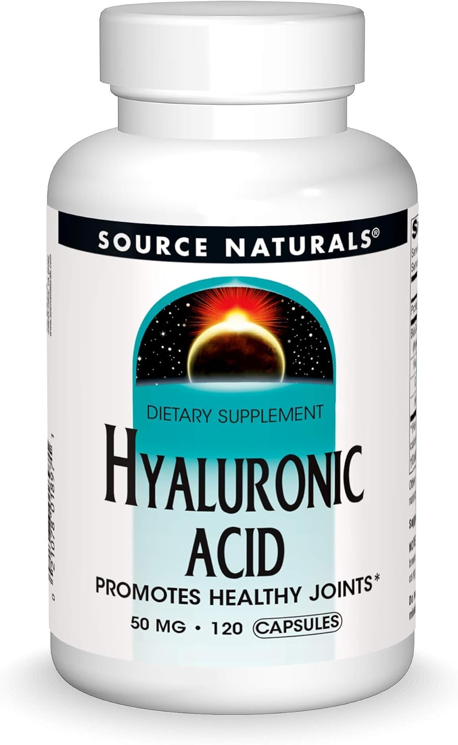 Source Naturals Ácido hialurónico 50 mg, 120 cápsulas