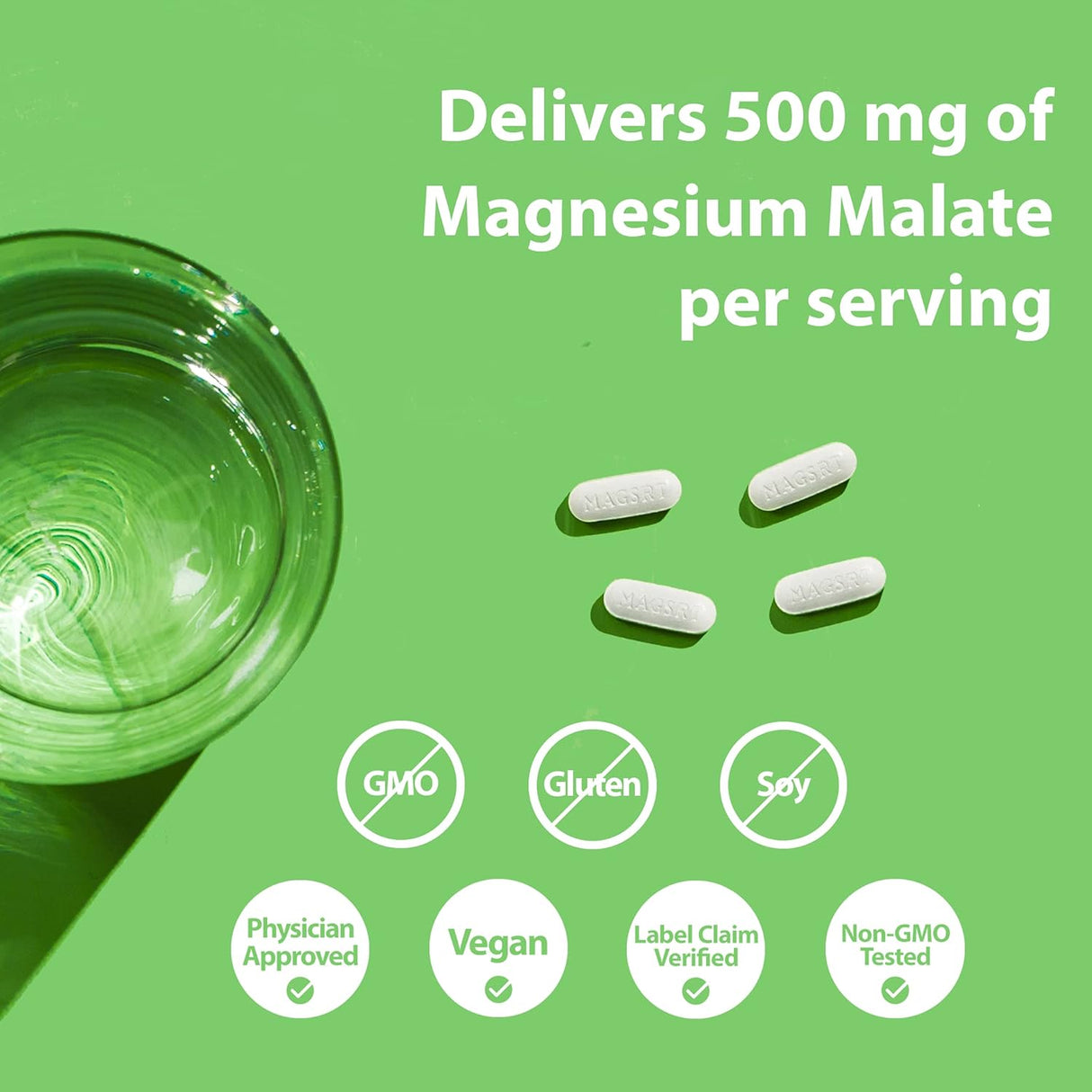 Suplementos Alimenticios de magnesio 60 unidades