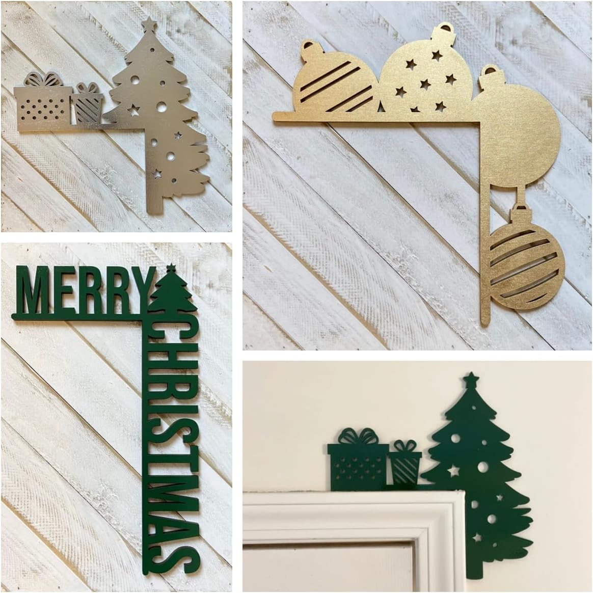 Adorno Navideño Puerta Superior, Decoración Divertida, E