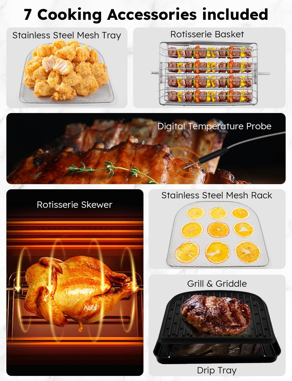 Freidora de aire Nuwave Brio 15.5Qt, 1800W, 100 presets