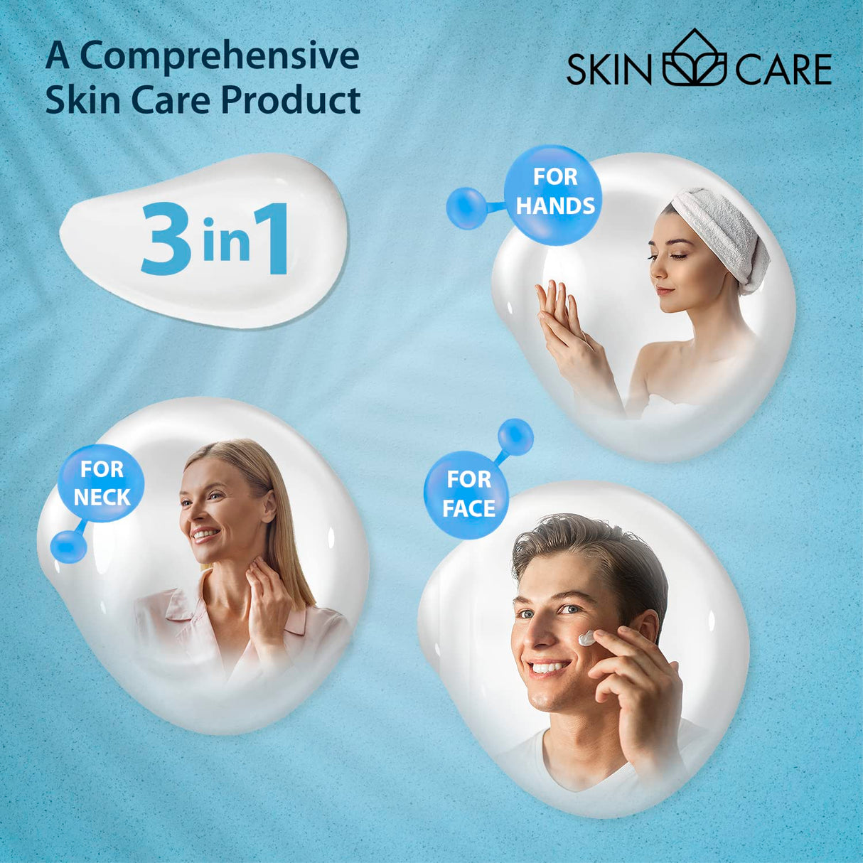 Crema hidratante 3 en 1 con ácido hialurónico Skin Care