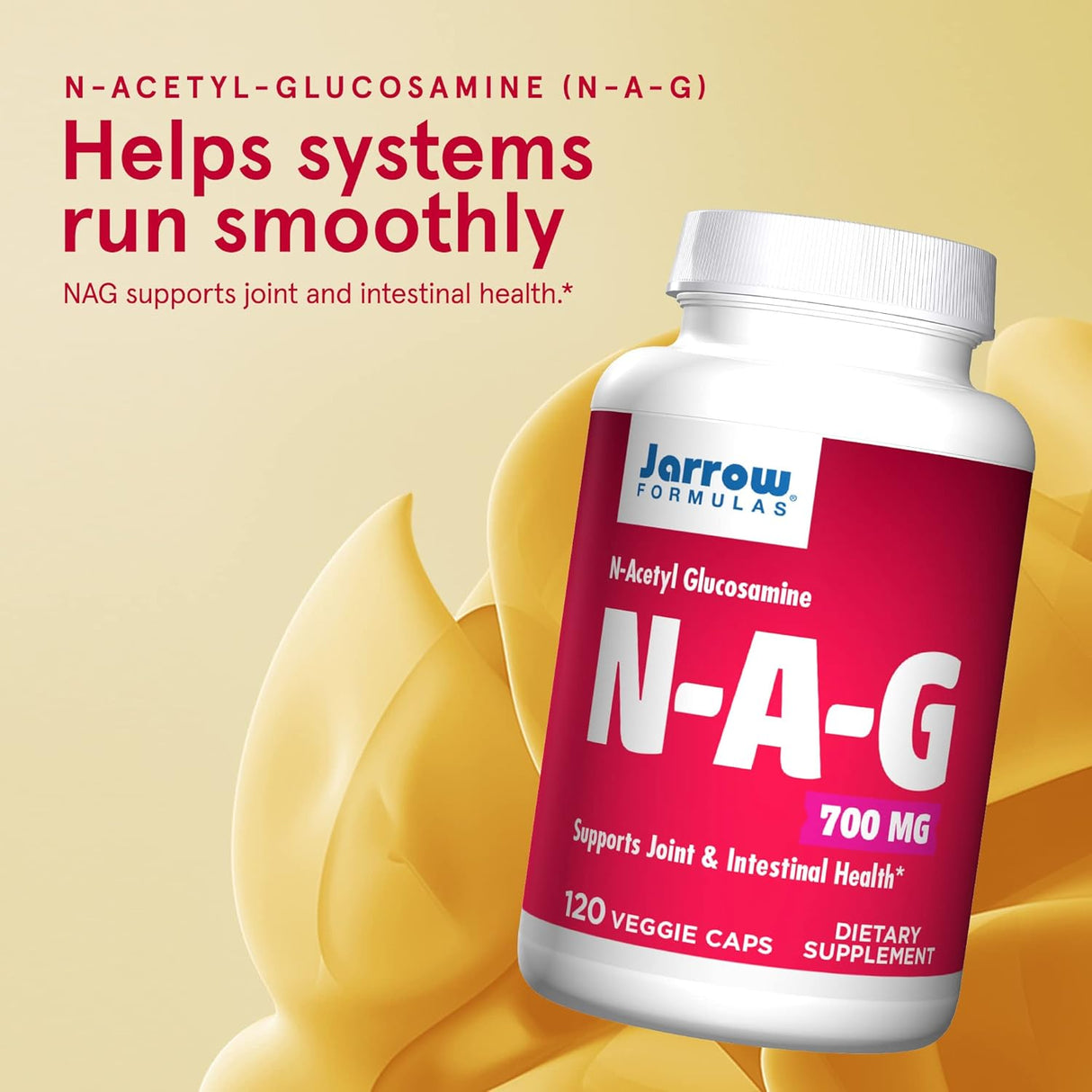 Suplementos - N-acetil glucosamina N-A-G 700 mg - 120 cáp