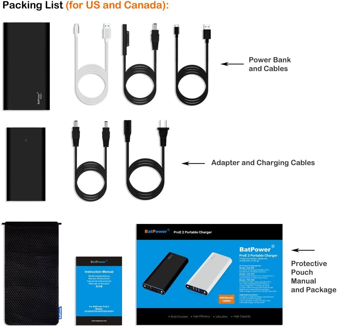 Cargador para Surface Book 2 1 Laptop 3 2 1