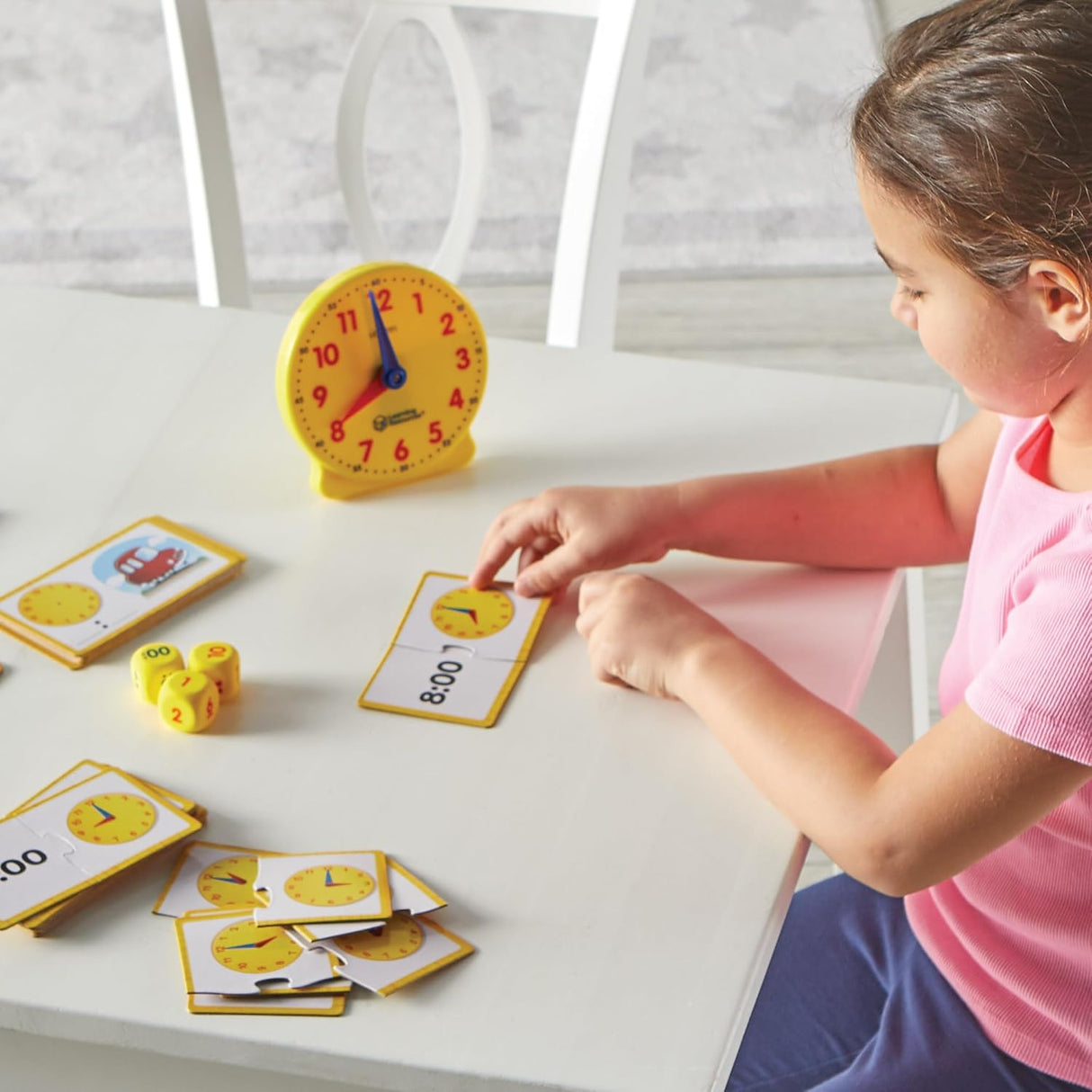 Reloj Montessori para enseñar la hora - 41 piezas, 5+ años