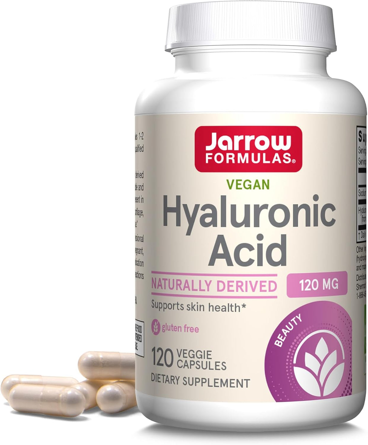 ácido hialurónico de Jarrow Formulas HYAL120