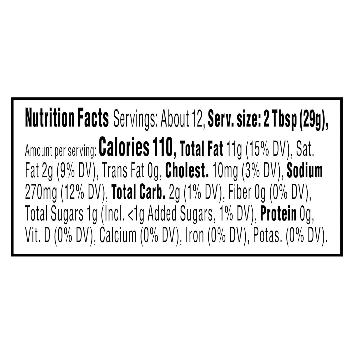 Salsa Crema de Aguacate Taco Bell, 12 oz, Sabor Cremoso