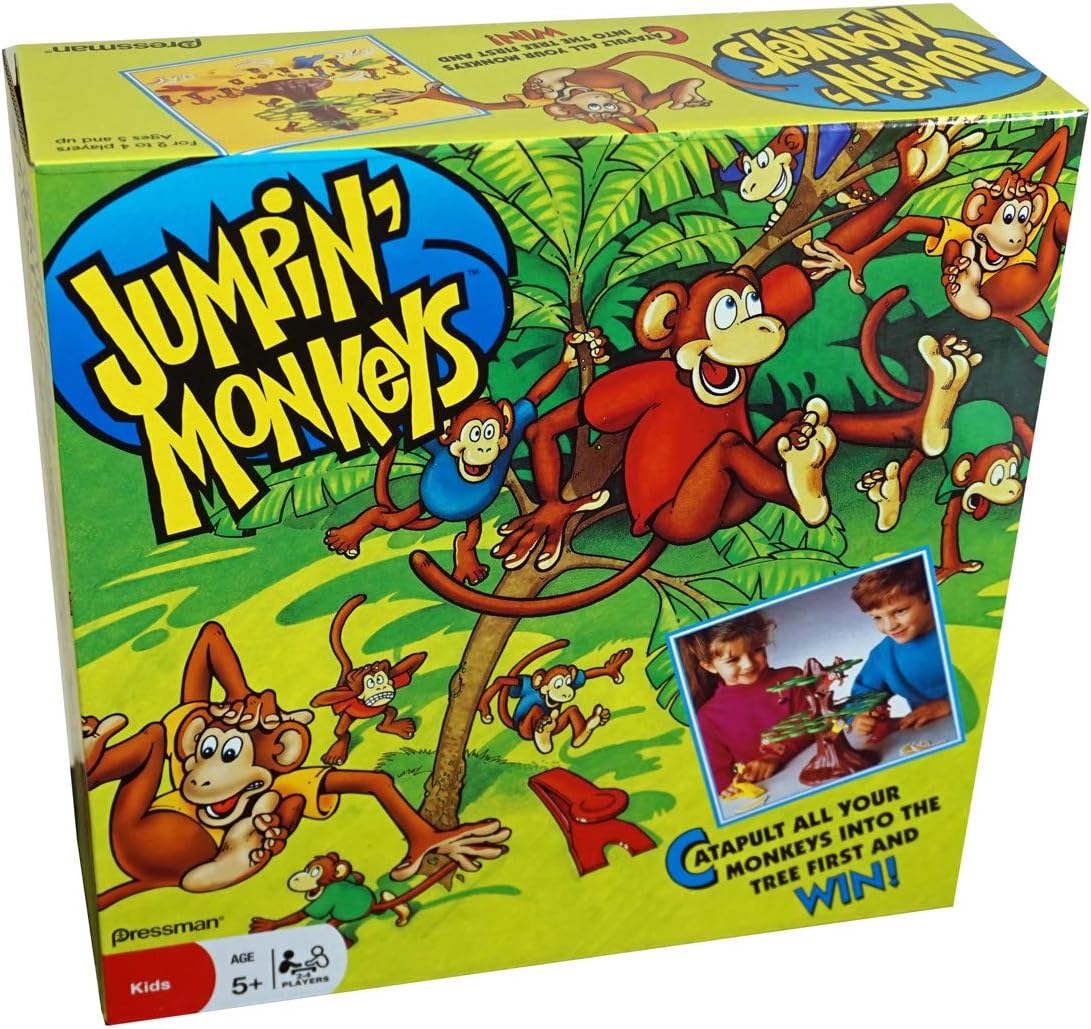 Pressman Jumpin' Monkeys: Juego de catapultas para monos 5
