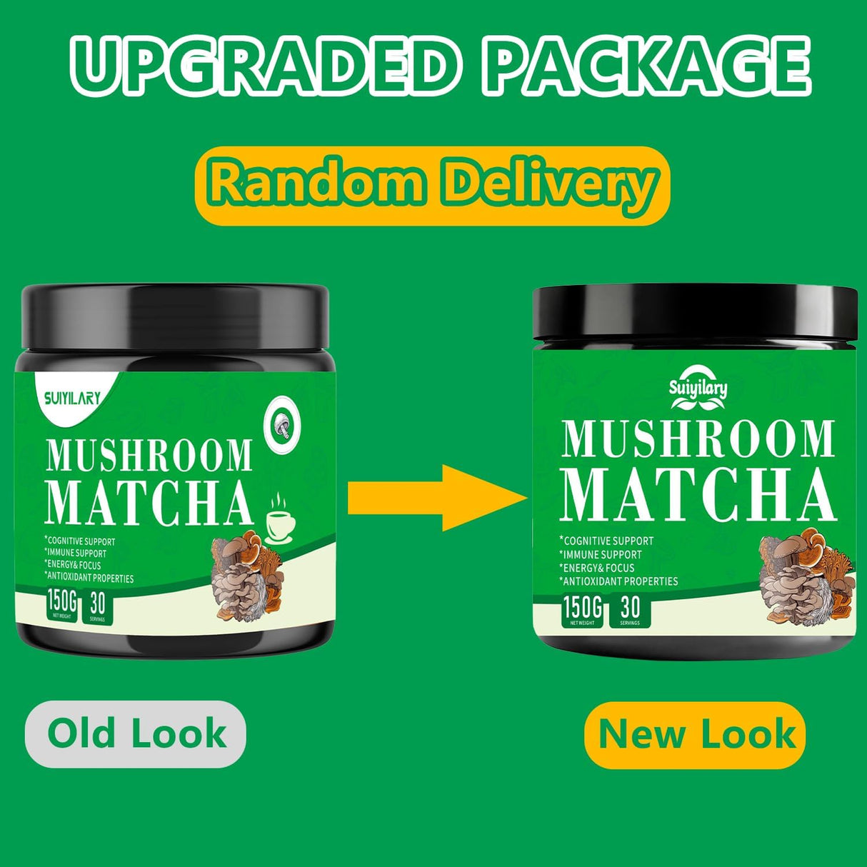 Matcha de Hongos, Ceremonial, 7 Superfoods, 150g, 30 Servings