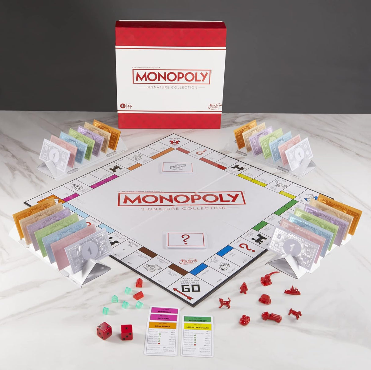 Juego de Mesa Monopoly Signature, 2-6 Jugadores, Edición Familiar