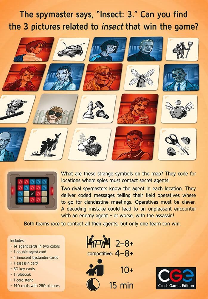 Codenames: Pictures Juego de Fiesta de CGE - Edición Especial