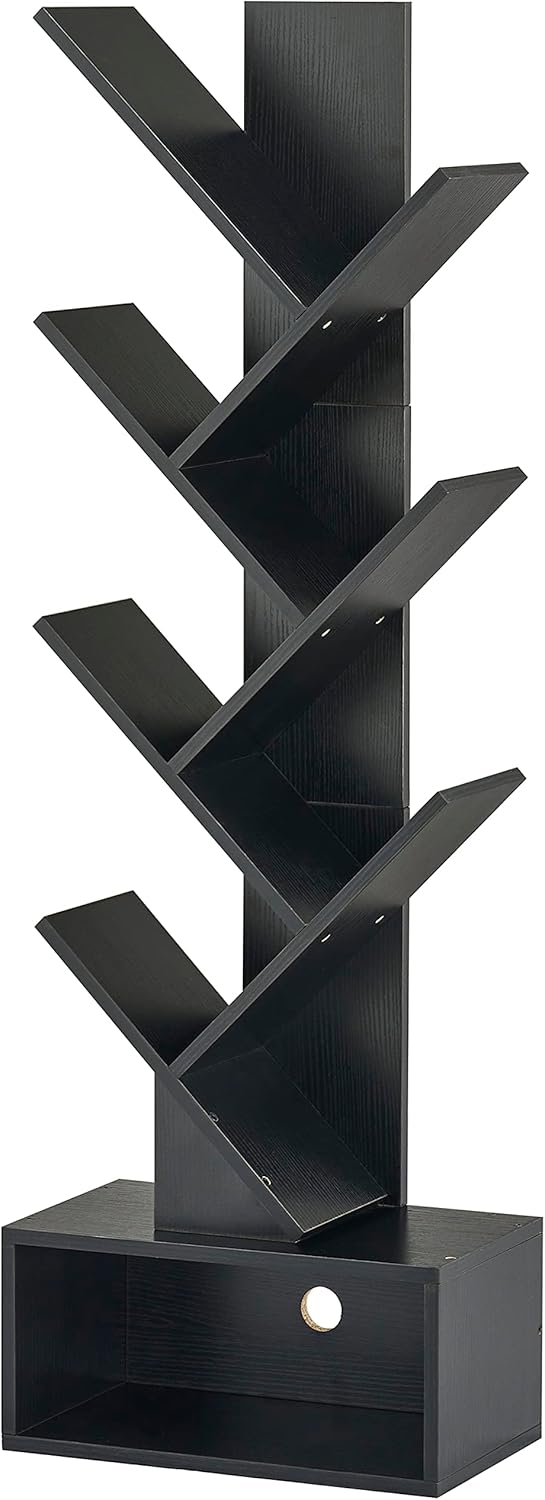 Estantería de 6 niveles Hoctieon con cajón, organizador de libros