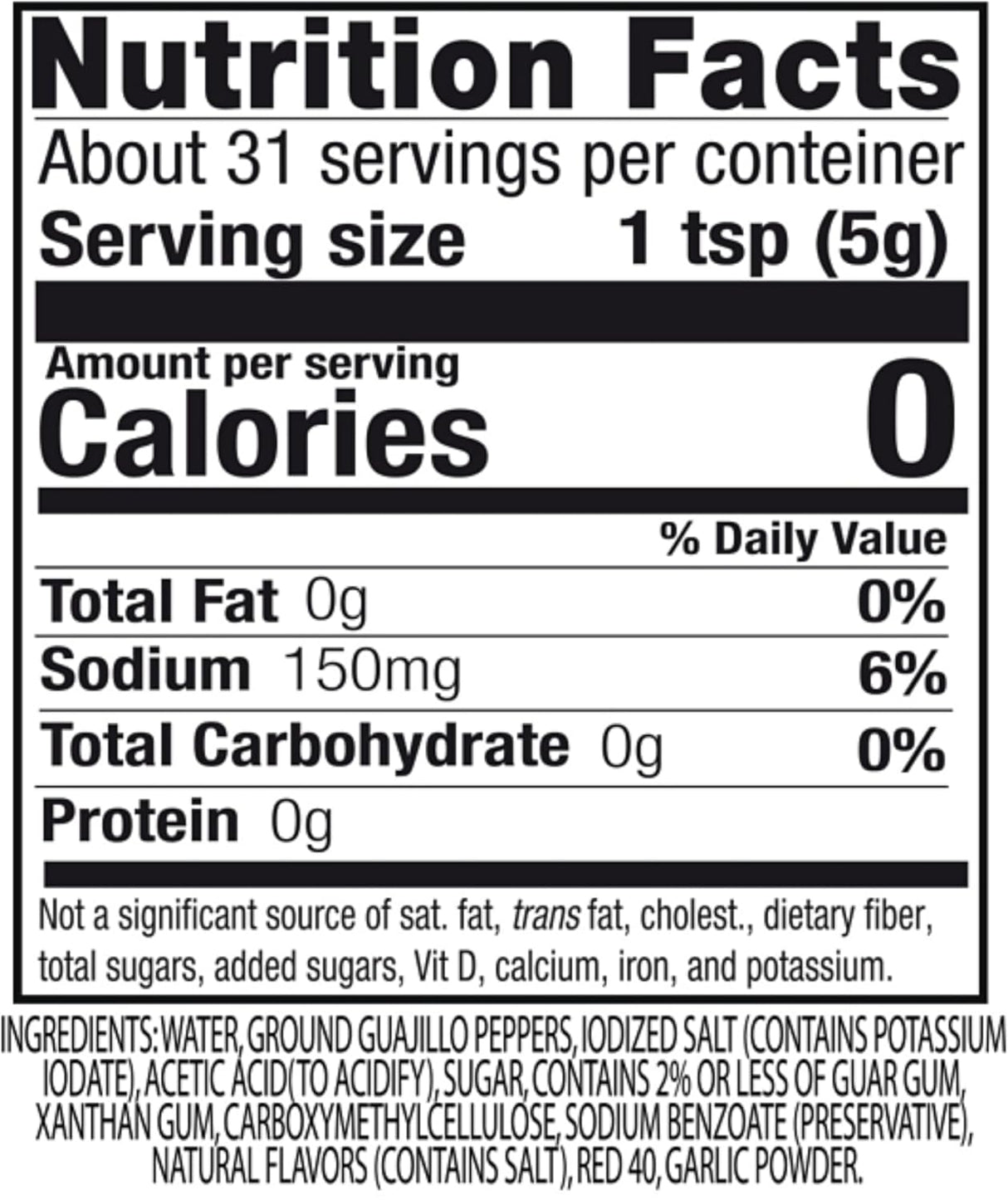 Salsa Picante Bufalo Clasica 5.4 oz (Paquete de 3)