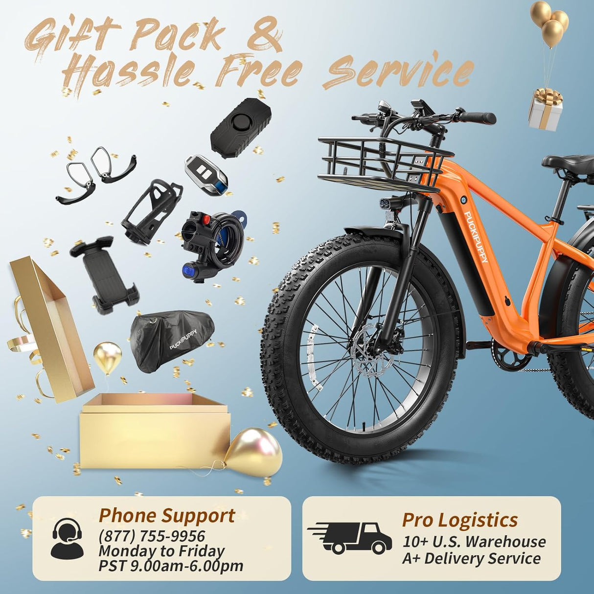 Bicicleta Eléctrica para Adultos Beagle 960W, 26 Montaña, 28MPH