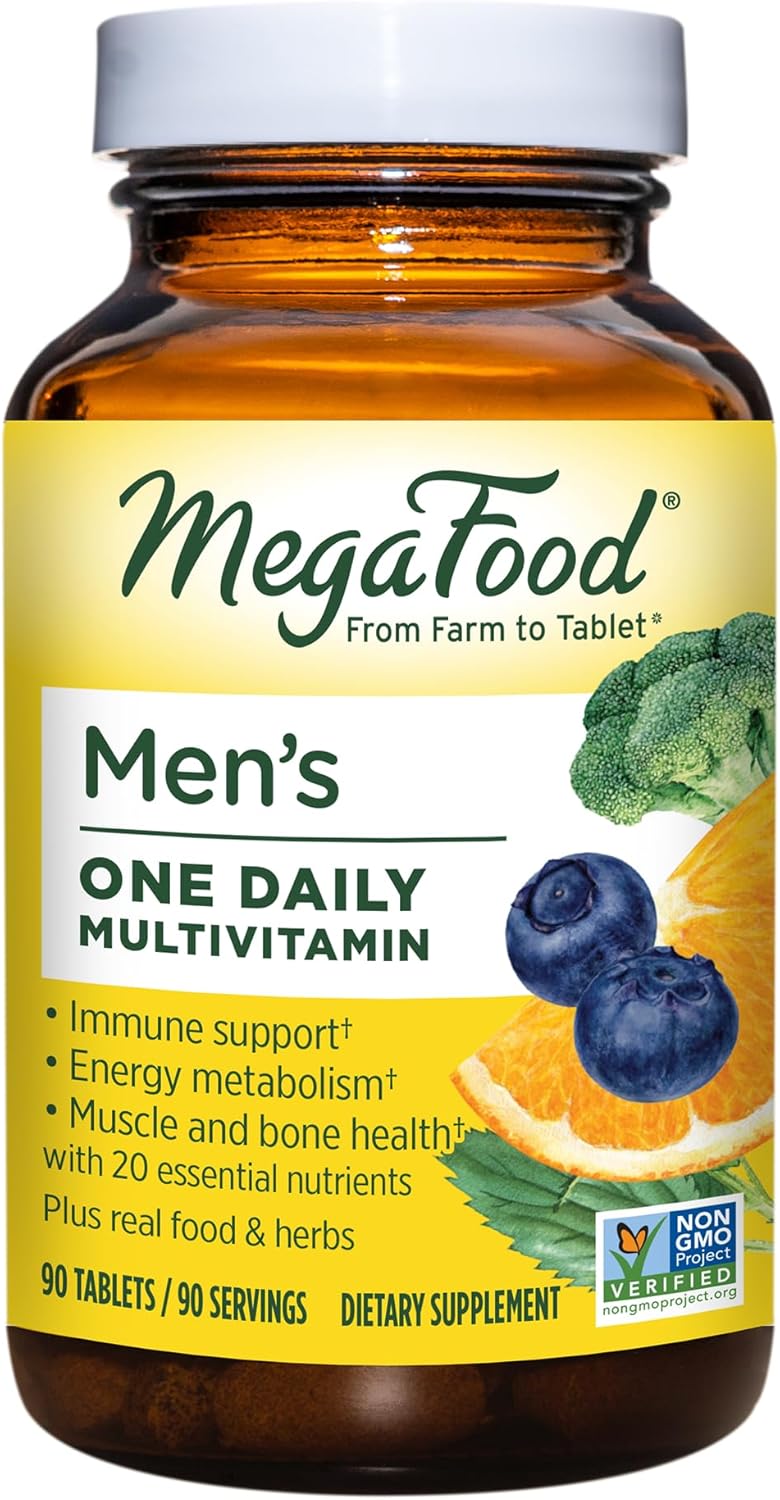 Suplemento MegaFood Men's One Daily vitaminas B, D y zinc