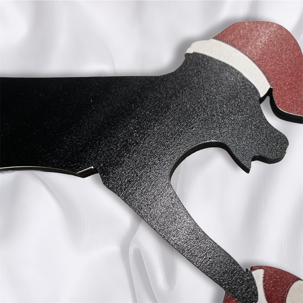 Adorno Navideño Puerta Navidad - Muñeco de Nieve y Santa Claus