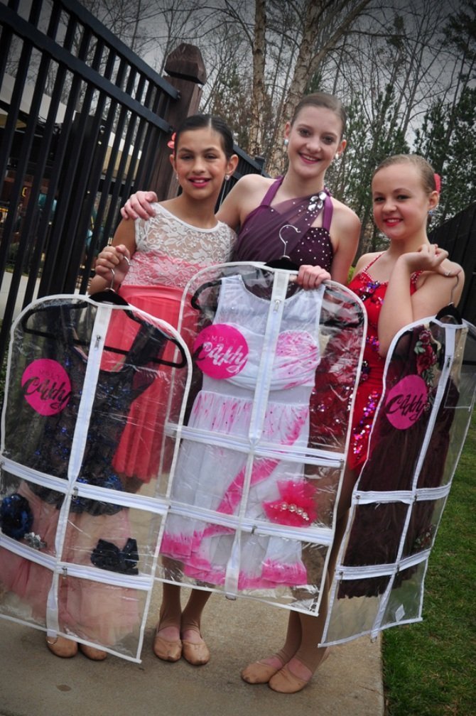 Bolsa de ropa para disfraz con bolsillos, ribete blanco