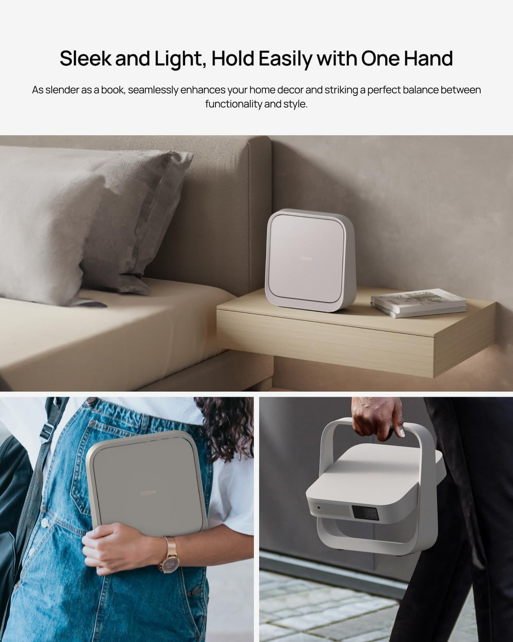 Proyector portátil XGIMI Elfin, 1080P, 400 ISO Lúmenes