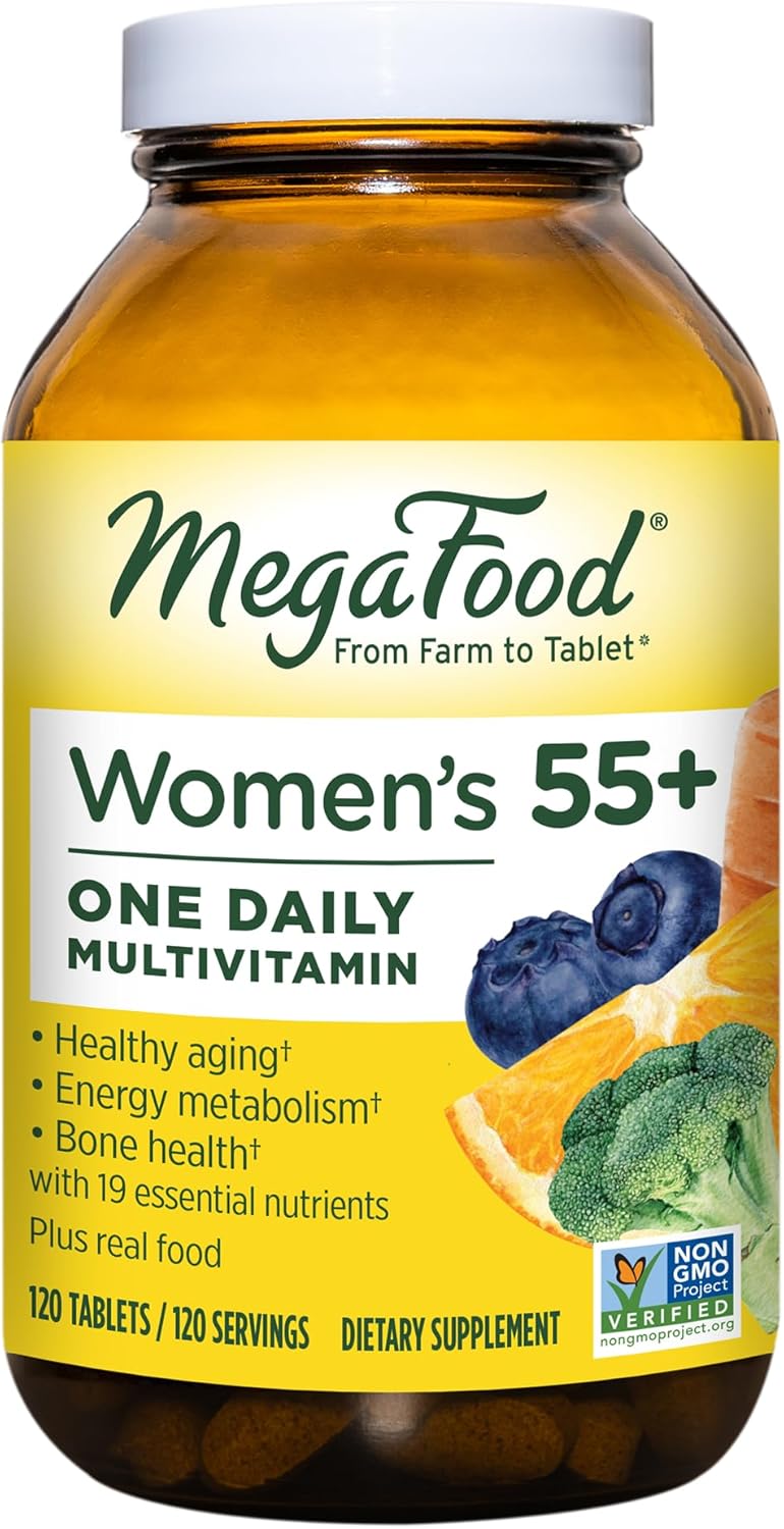 Suplemento MegaFood Mujer 55+ One Daily vitaminas B, C y D
