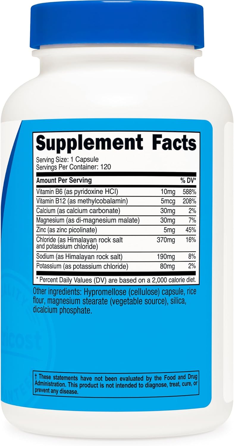 Complejo de Electrolitos Nutricost - 8 Electrolitos y Vitaminas