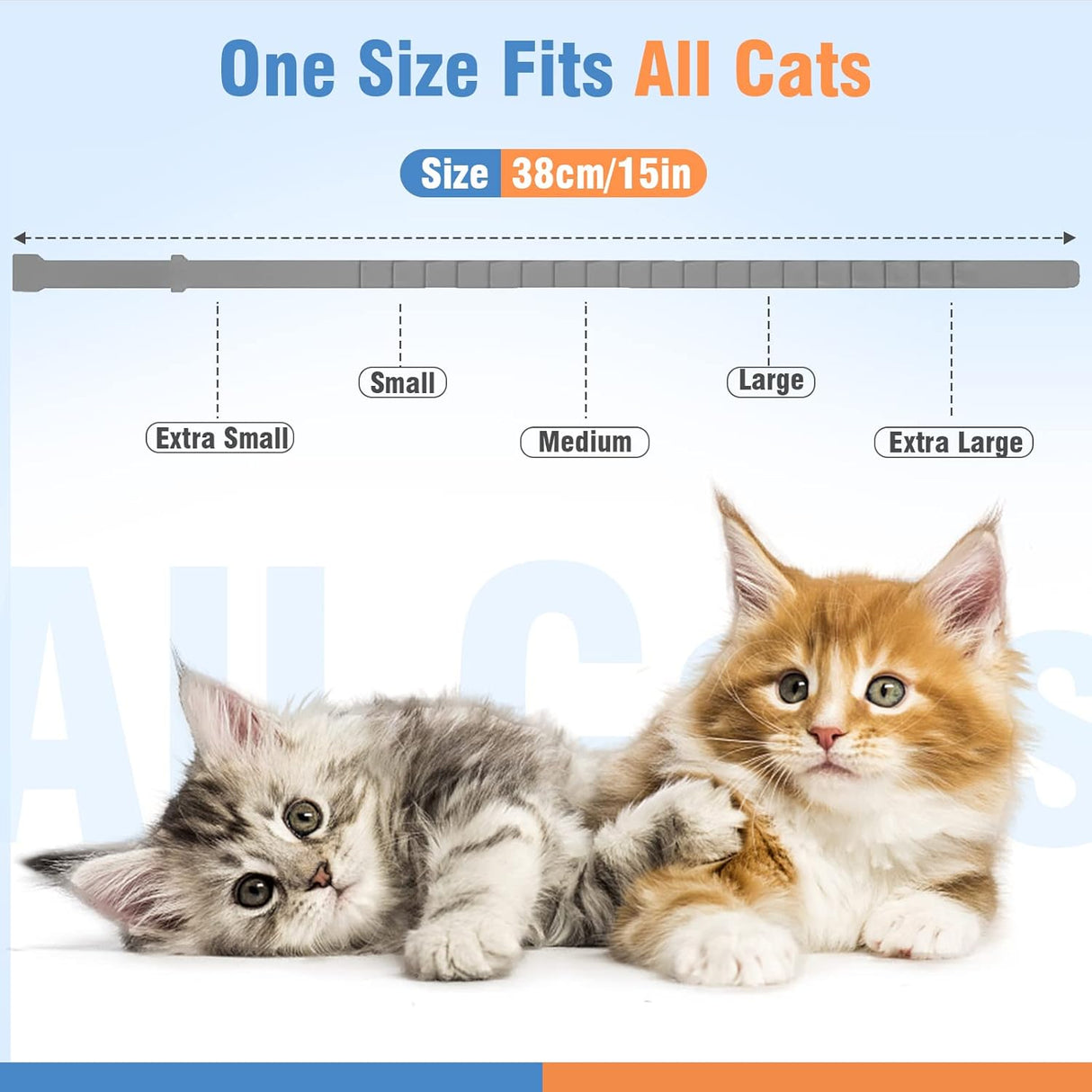 Paquete de 4 collares calmantes para gatos Pzlagia