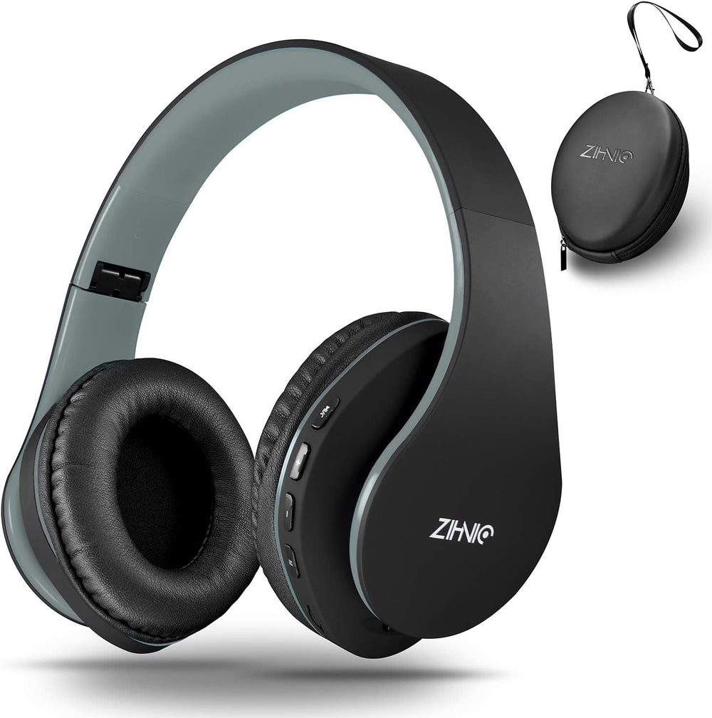 Auriculares ZIHNIC Bluetooth Plegables, Inalámbricos y Con Cable