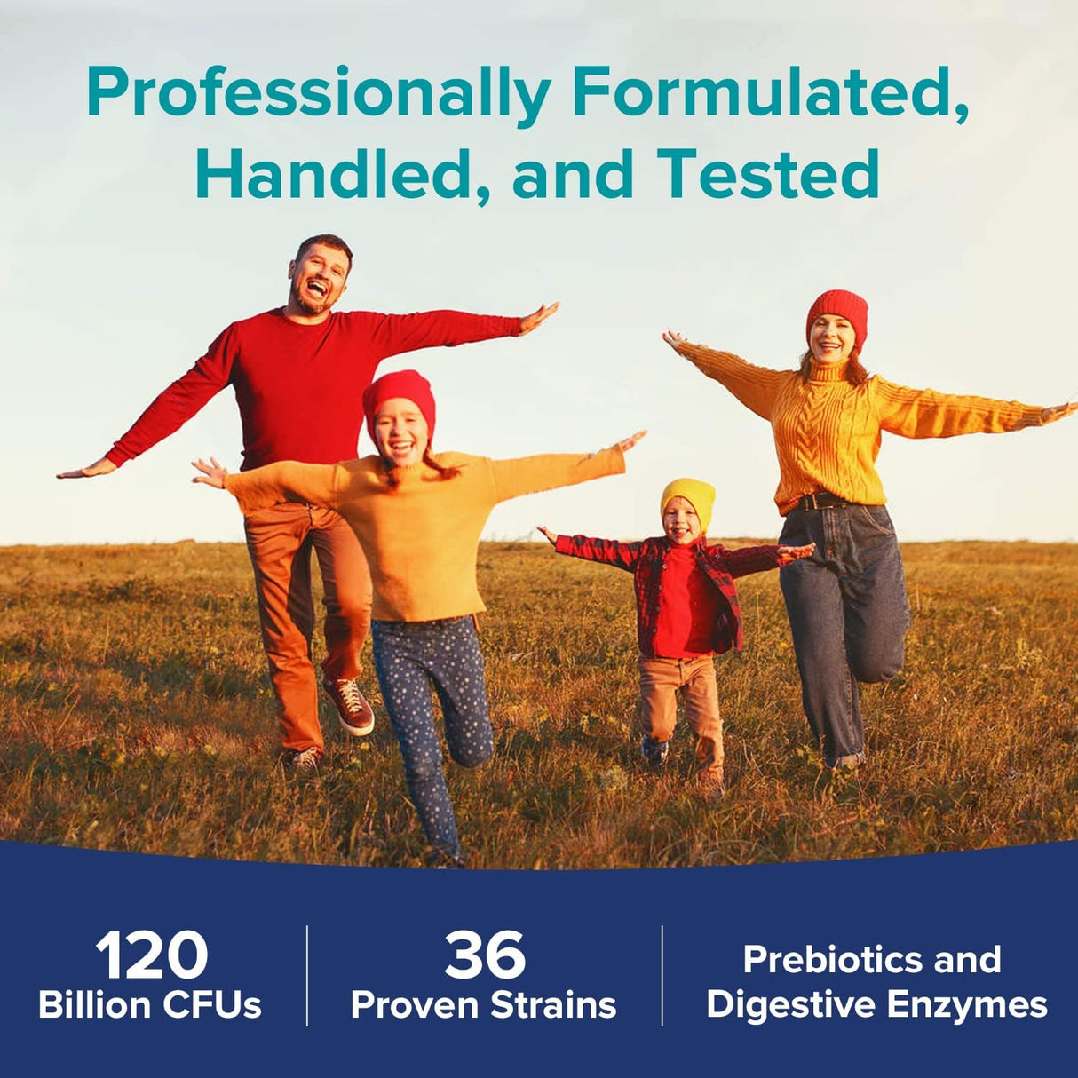 Probióticos 3 en 1 con Prebióticos y Enzimas