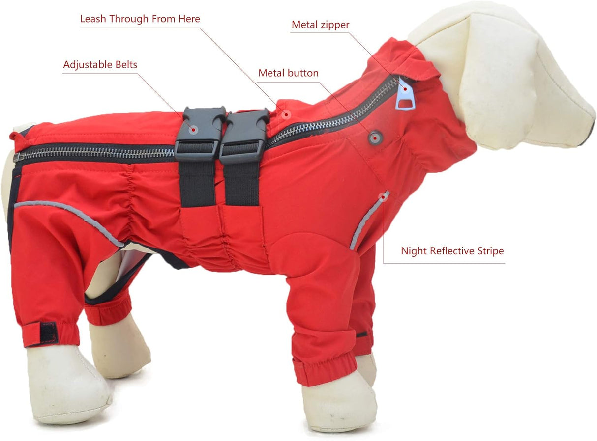 Chubasquero Perro, Reflectante, Impermeable, Talla XXL