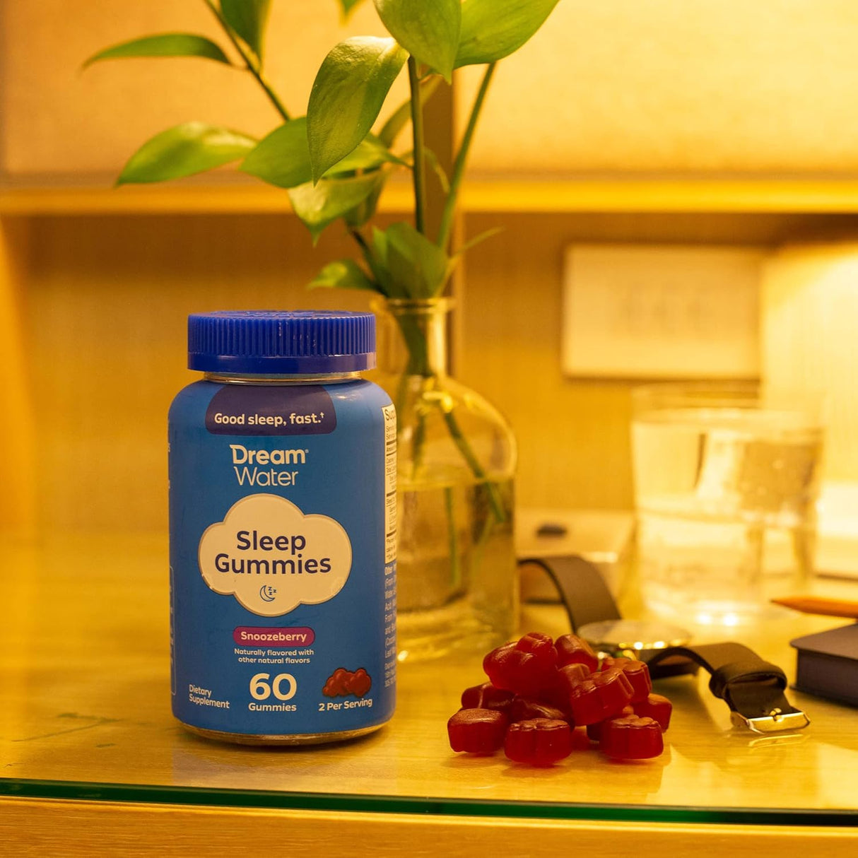 Suplemento Gomitas para dormir GABA 5-HTP conciliar el sueño