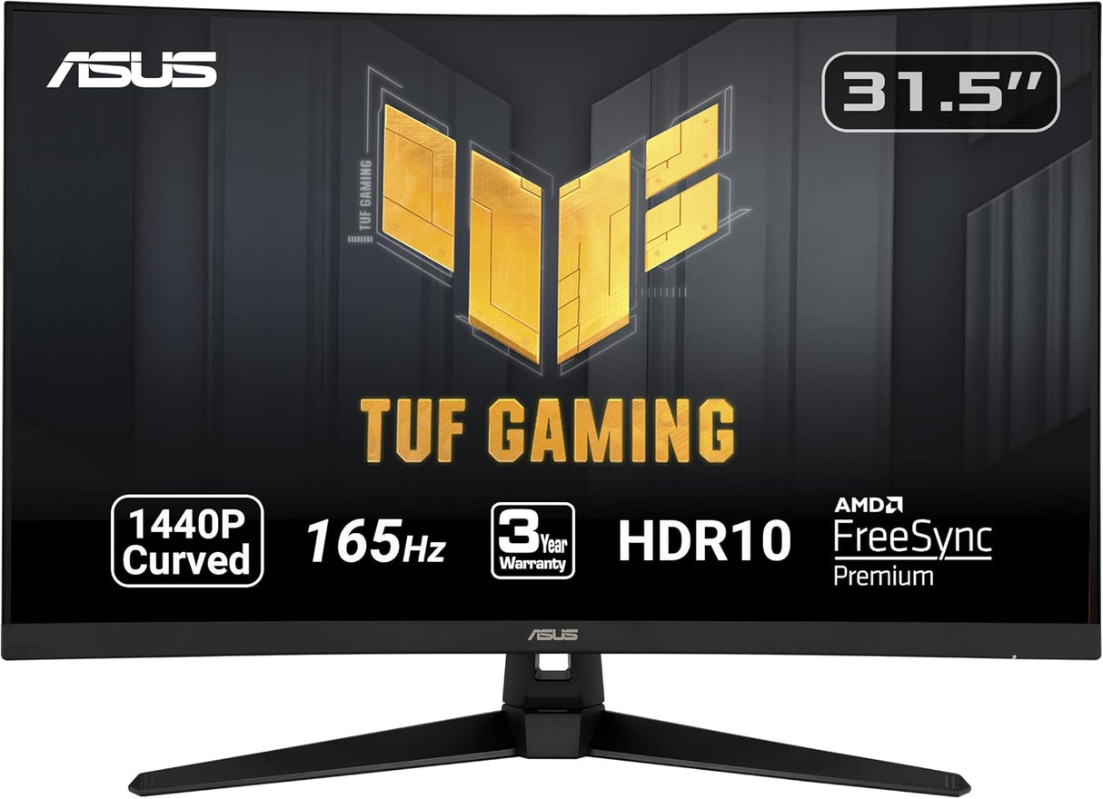 Monitor Curvo 32 QHD 165Hz ASUS TUF Gaming VG32VQ1B