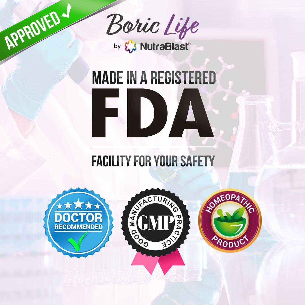 Supositorios vaginales de ácido bórico