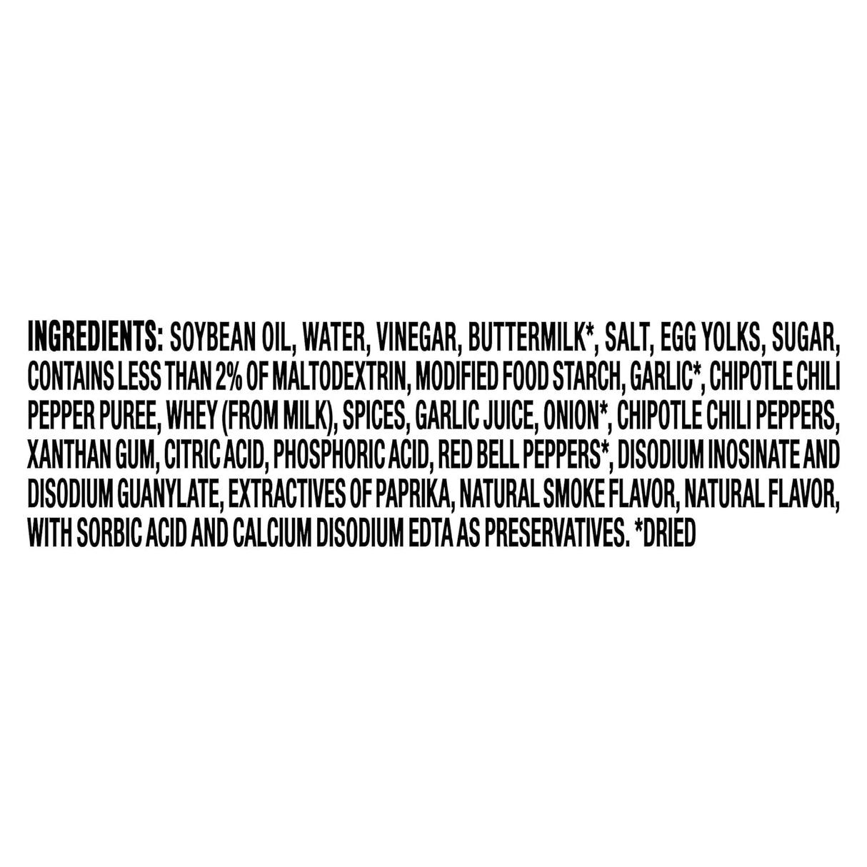 Salsa Cremosa Chipotle Taco Bell, 12 fl oz Botella