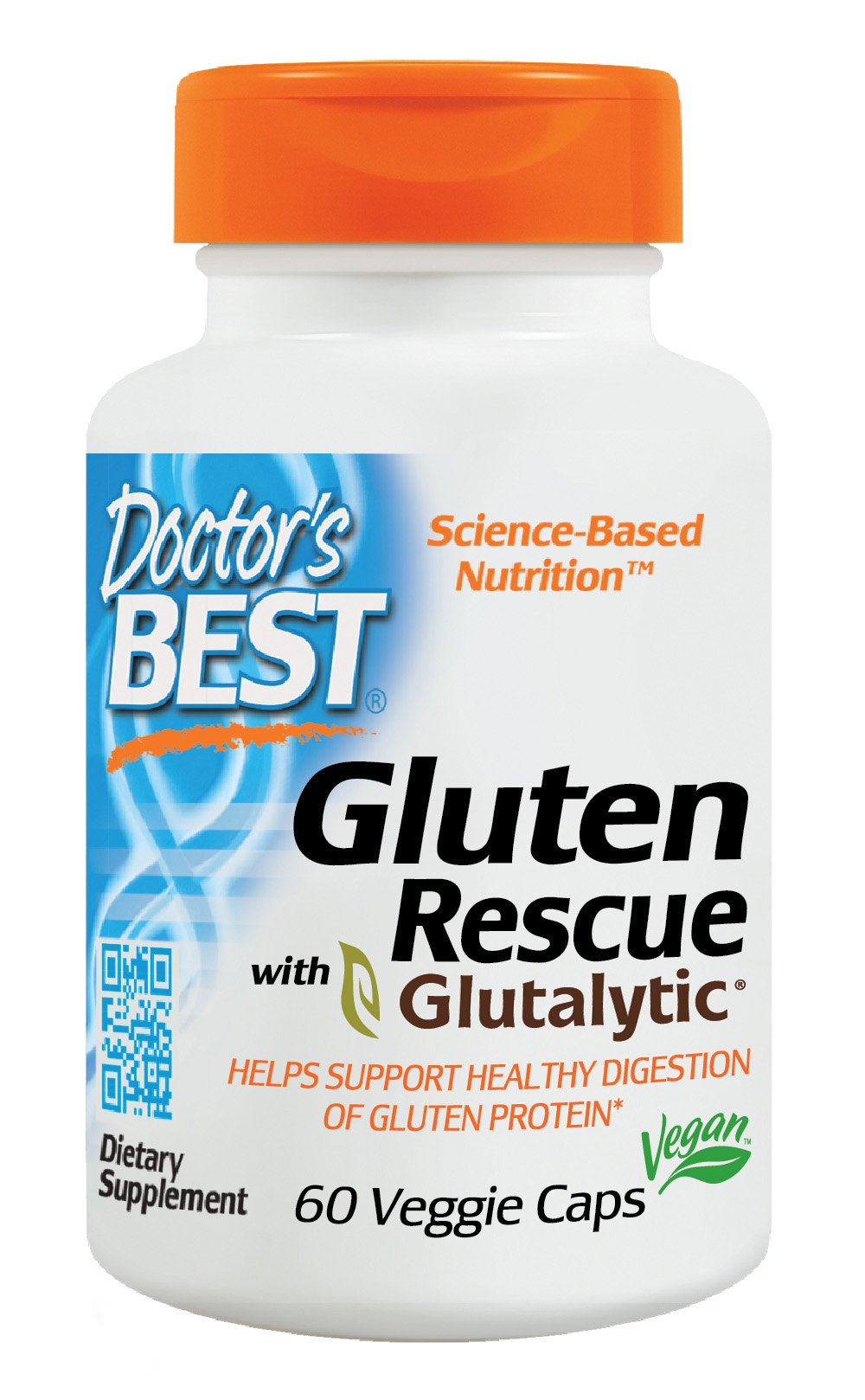 Doctor's Best Gluten Rescue con Glutalytic, Non-GMO, Vegan