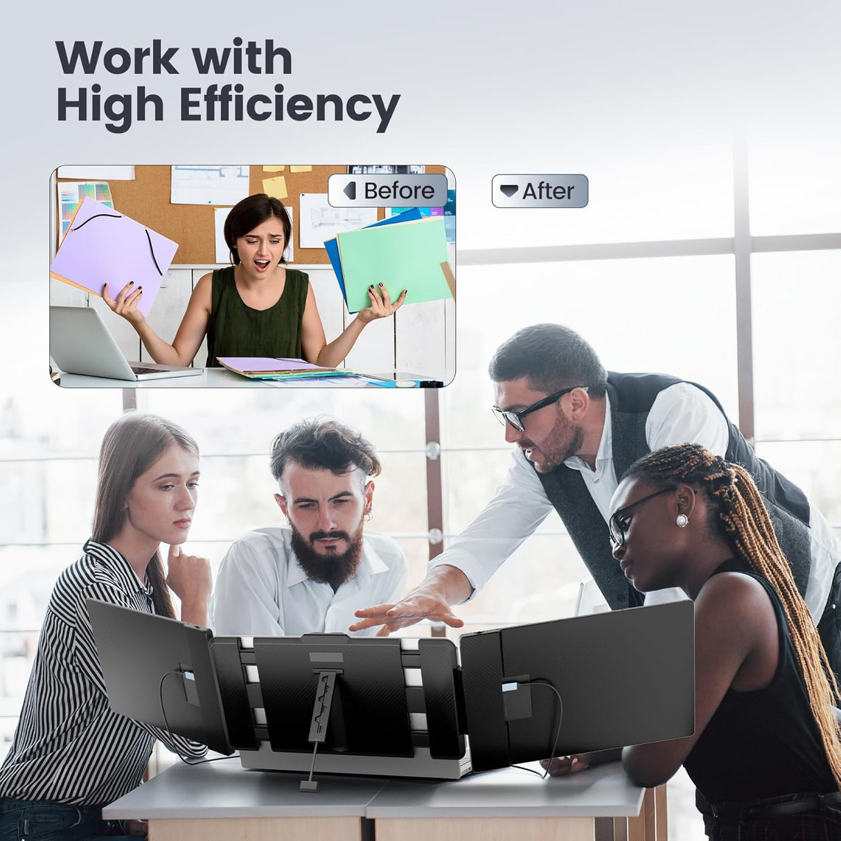 Extensor de Pantalla Teamgee 14 Full HD para Laptop 13-17