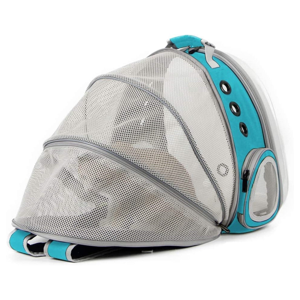 Mochila expandible para gatos de astronauta con ventana