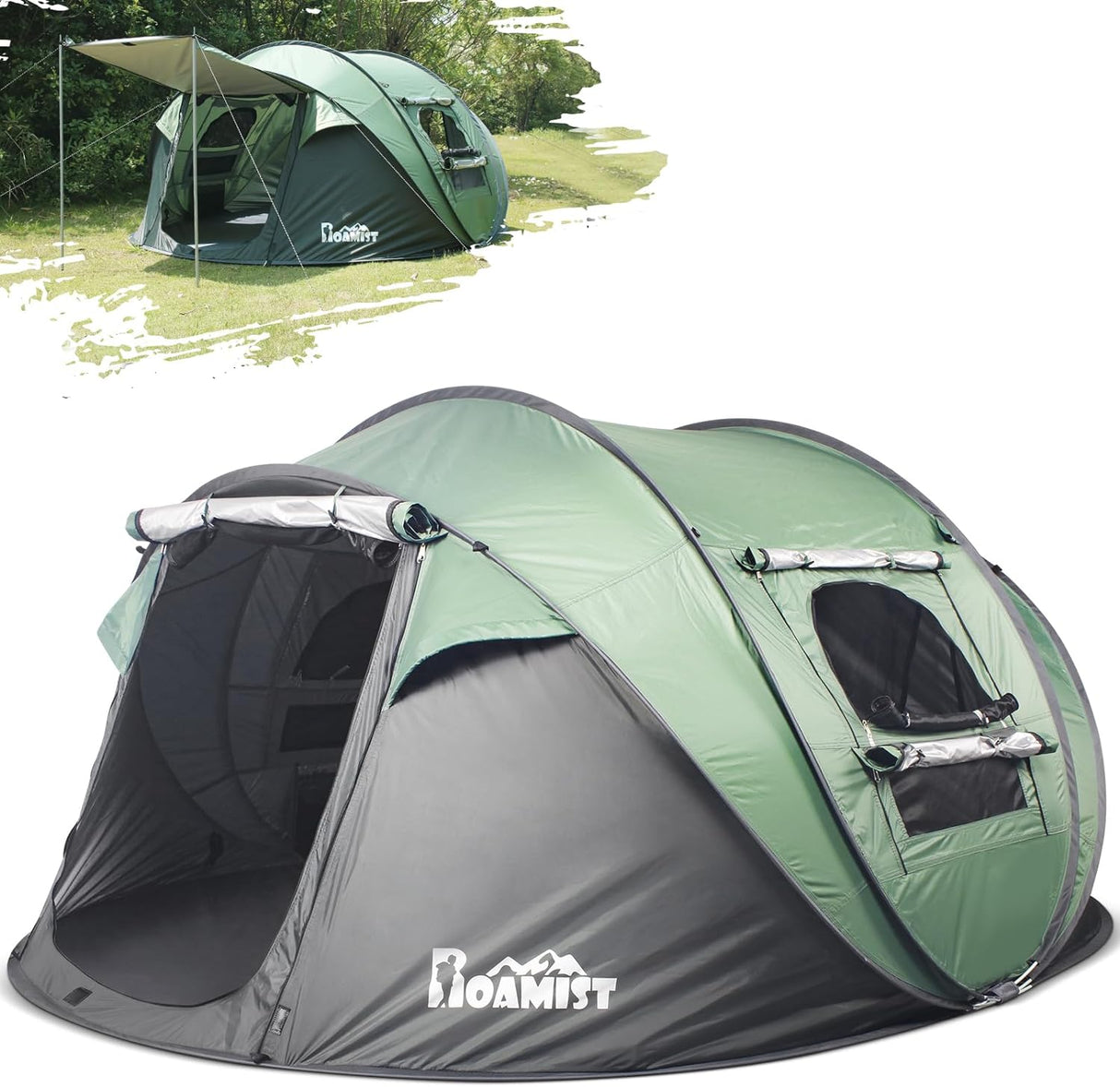 Tienda de Camping 2/3/4 Personas, Impermeable y Automático