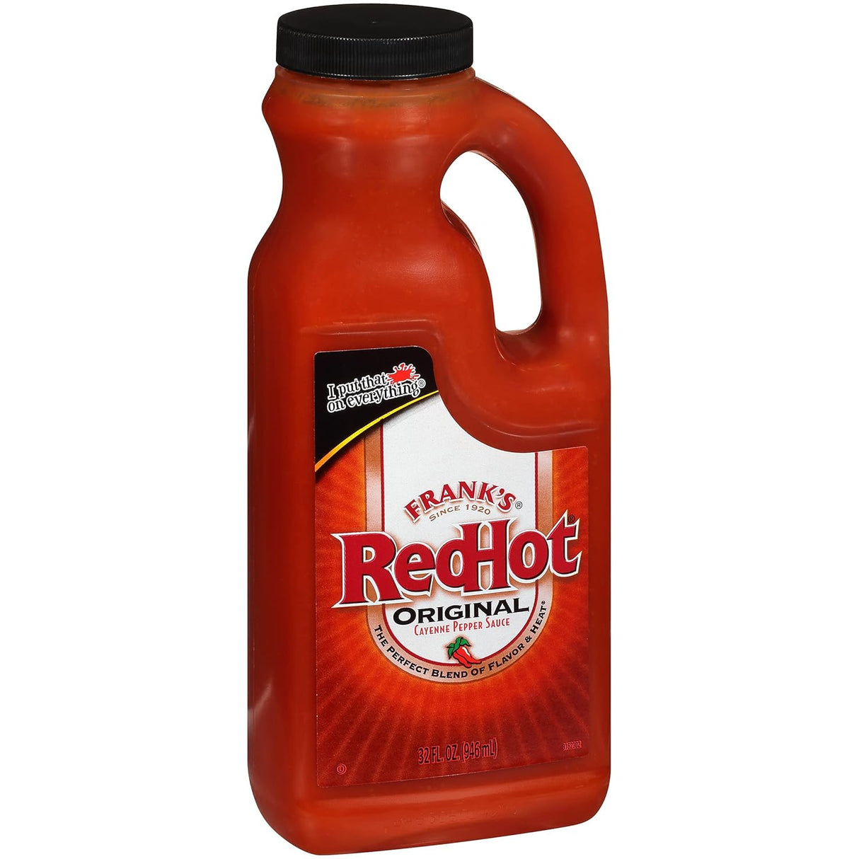 Frank's RedHot Salsa picante original (apto para kitos), 32 onzas líquidas