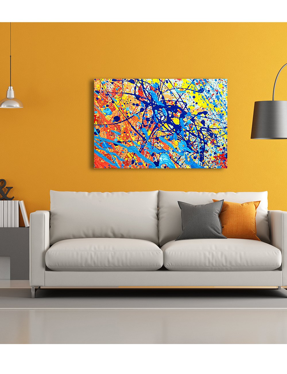 Lienzo Pintura por goteo