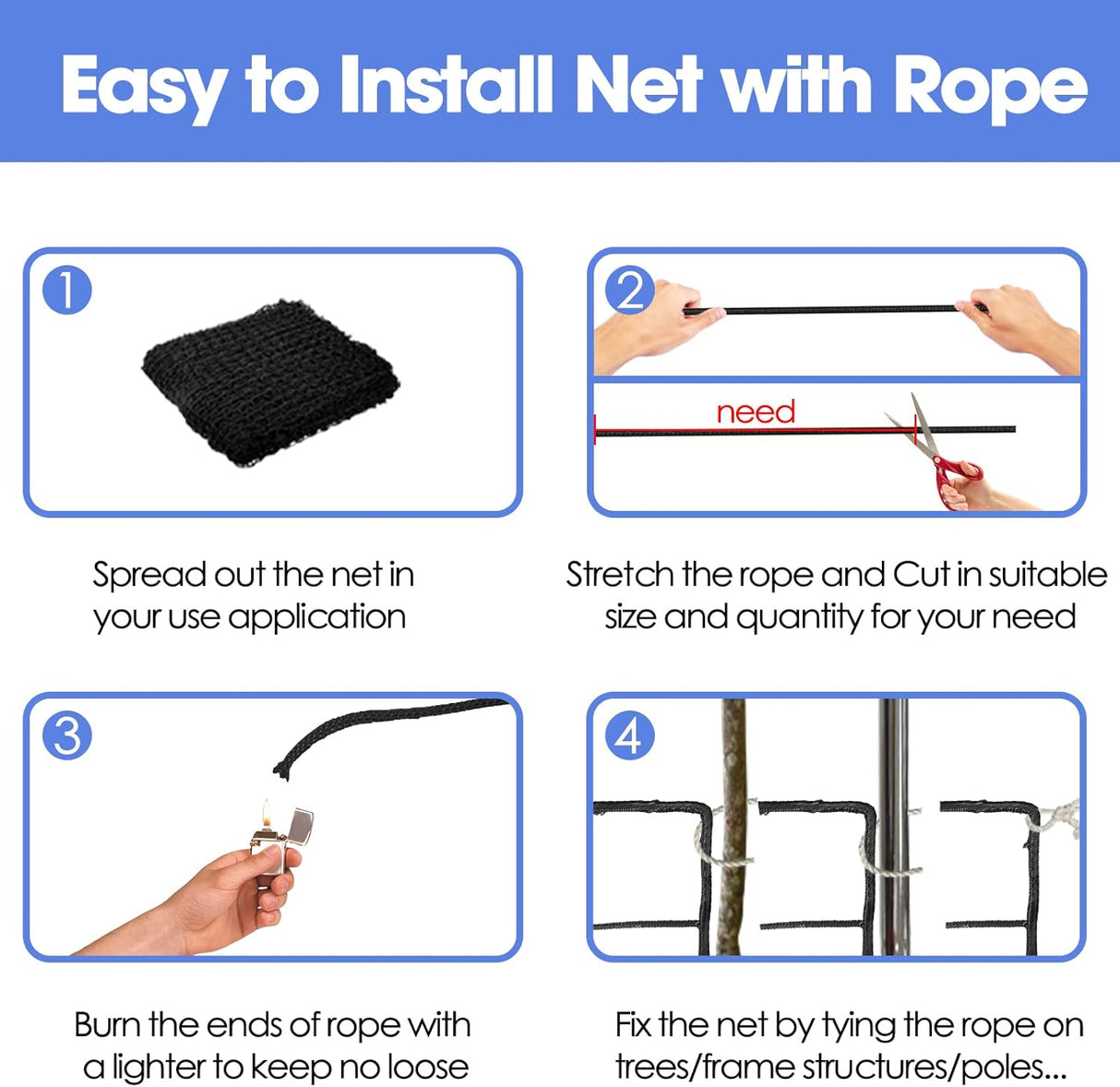 Red de Barrera de Fútbol de Alto Impacto, 10 x 20/30/40 pies