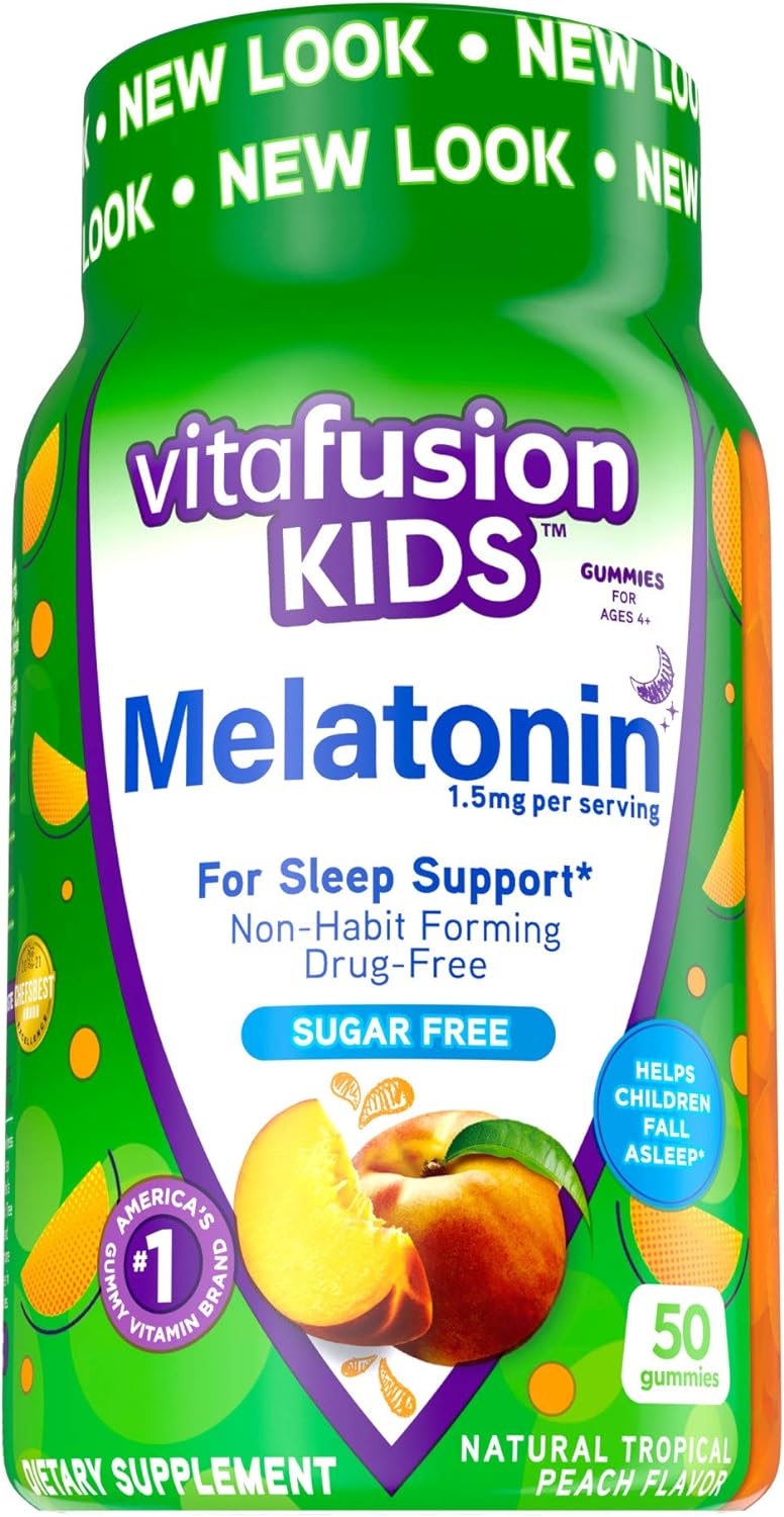 Vitafusion Vitaminas gomosas de melatonina para niños 50 und