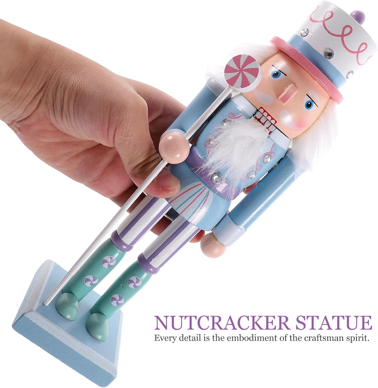 Adorno de Madera Soldado de Nuez para Navidad - Figuras Clásicas