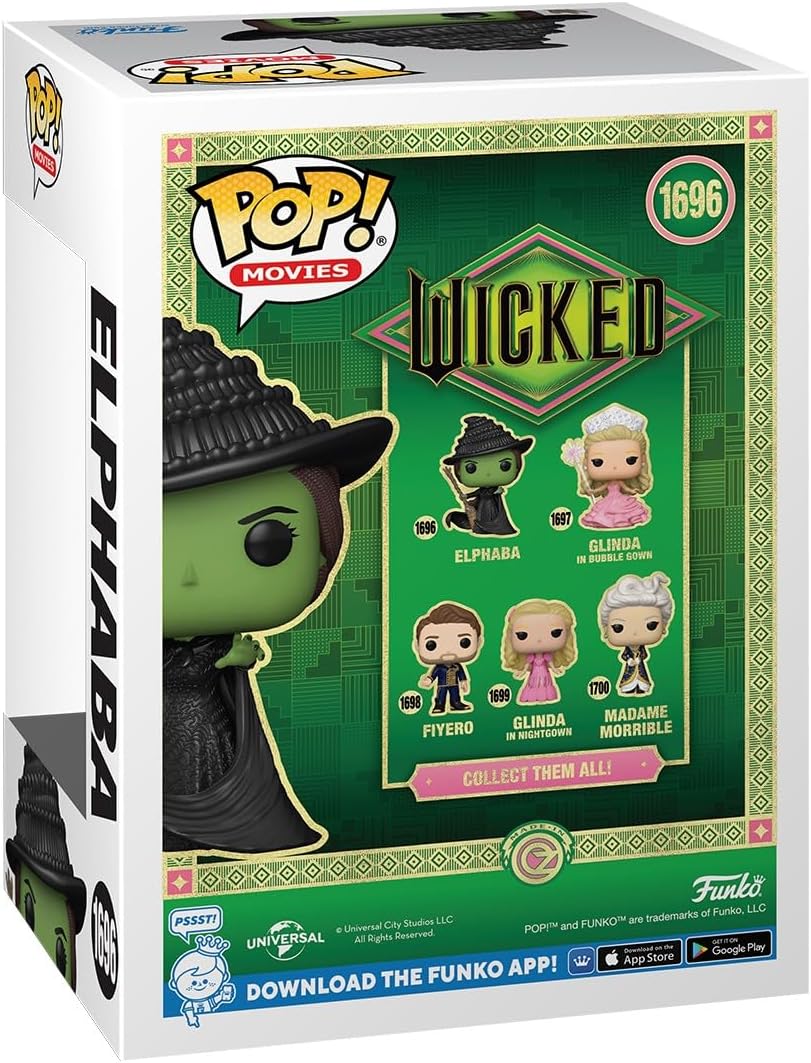 Funko Pop! Movies: Wicked - Elphaba (Brillo) Exclusivo Amazon