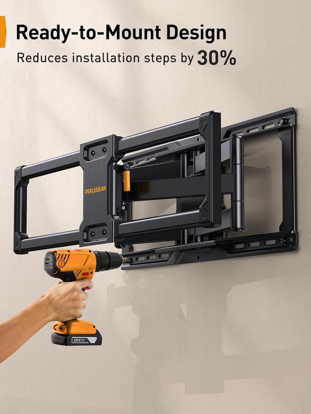 Soporte de pared para TV Perlegear, 42-90, PGLF16